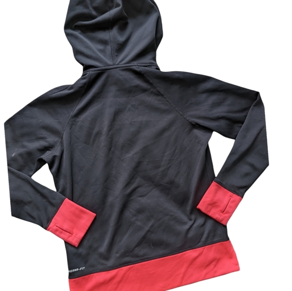 Nike black and pink Hoodie pullover size medium - Picture 3 of 4